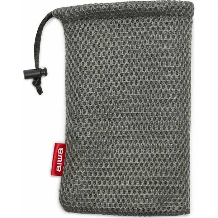 Portable Radio AIWA Pocket Radio with Earphones Black