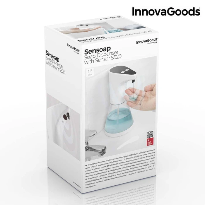 InnovaGoods Dispenser Πλαστικό με Αυτόματο Διανομέα Διάφανο 520ml V0100647