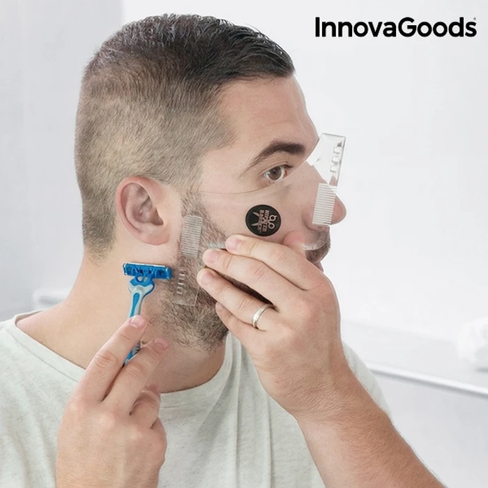 InnovaGoods Χτένα Περιποίησης για Μούσι Πλαστική Hipster για Σχεδιασμό 17cm V0100984