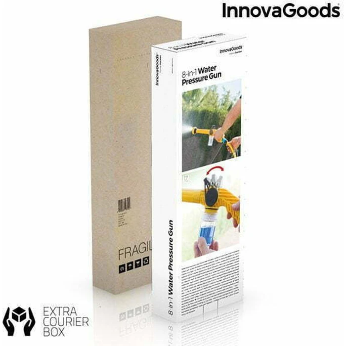 InnovaGoods Πιστόλι Νερού Πίεσης με Δεξαμενή 8 σε 1 Forzater