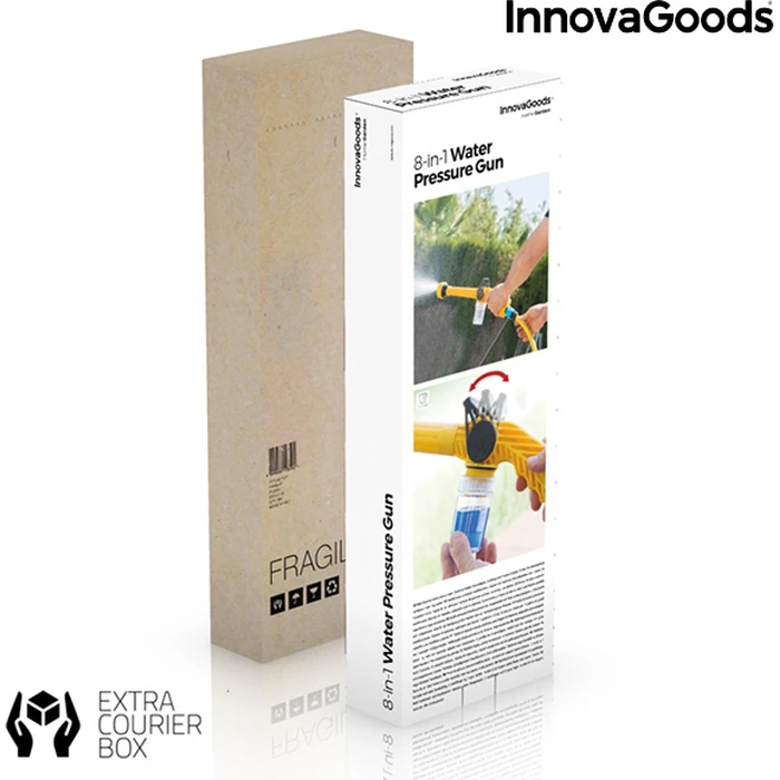 InnovaGoods Πιστόλι Νερού Πίεσης με Δεξαμενή 8 σε 1 Forzater