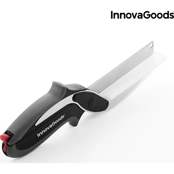 InnovaGoods Μαχαίρι Ψαλίδι με Μίνι Ενσωματωμένη Σανίδα Κοπής Scible