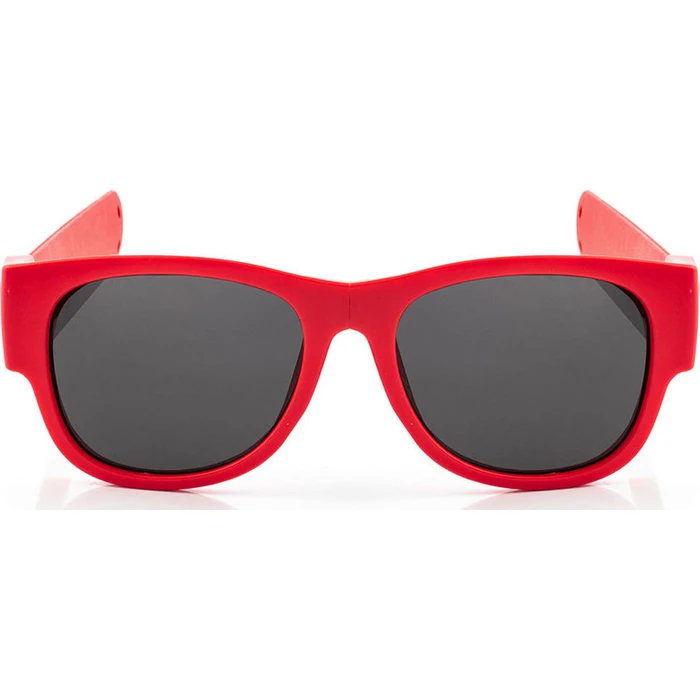 Sunfold Mundial Spain Ανδρικά Γυαλιά Ηλίου με Κόκκινο Κοκκάλινο Σκελετό και Γκρι Φακό