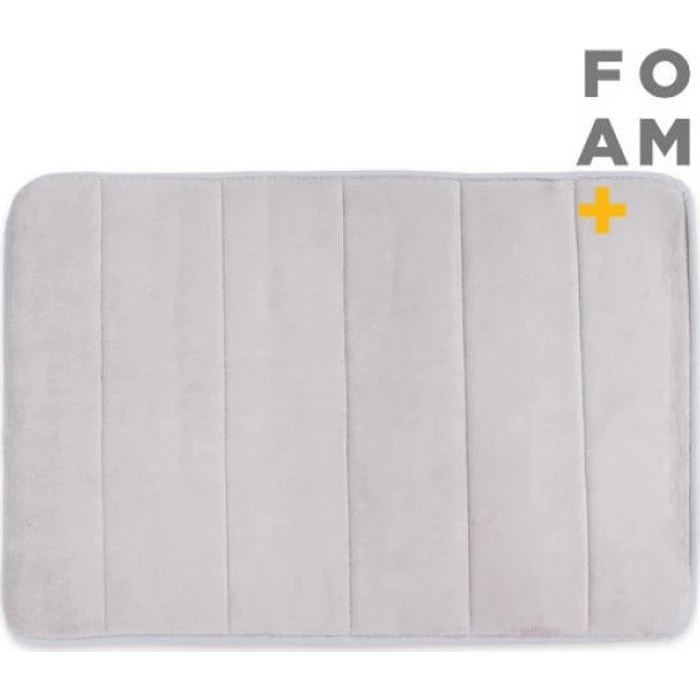 InnovaGoods Αντιολισθητικό Πατάκι Μπάνιου Memory Foam V0101048 Εκρού 40x60εκ.