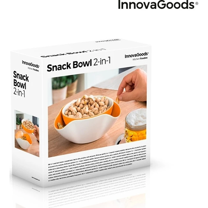InnovaGoods Μπολ για Ορεκτικά 2 σε 1 2 Τεμάχια