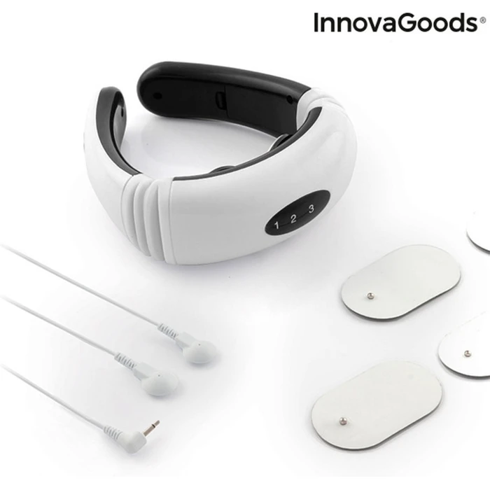 InnovaGoods Calmagner Συσκευή Μασάζ για τον Αυχένα Λευκή V0101180