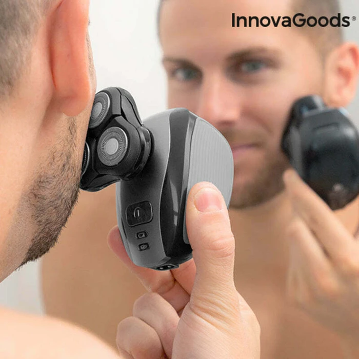 InnovaGoods Πολυλειτουργική Εργονομική Επαναφορτιζόμενη Ξυριστική Μηχανή 5 σε 1 Shavestyler