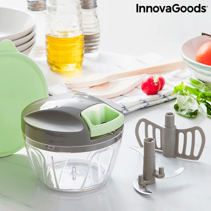 InnovaGoods Spinop Πολυκόπτης Λαχανικών Πλαστικός Χειροκίνητος V0103140