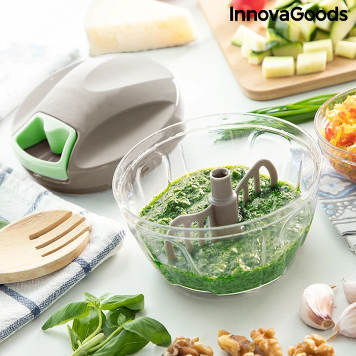 InnovaGoods Spinop Πολυκόπτης Λαχανικών Πλαστικός Χειροκίνητος V0103140