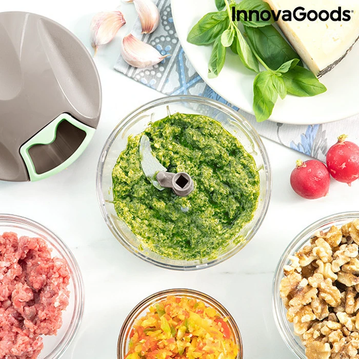 InnovaGoods Spinop Πολυκόπτης Λαχανικών Πλαστικός Χειροκίνητος V0103140