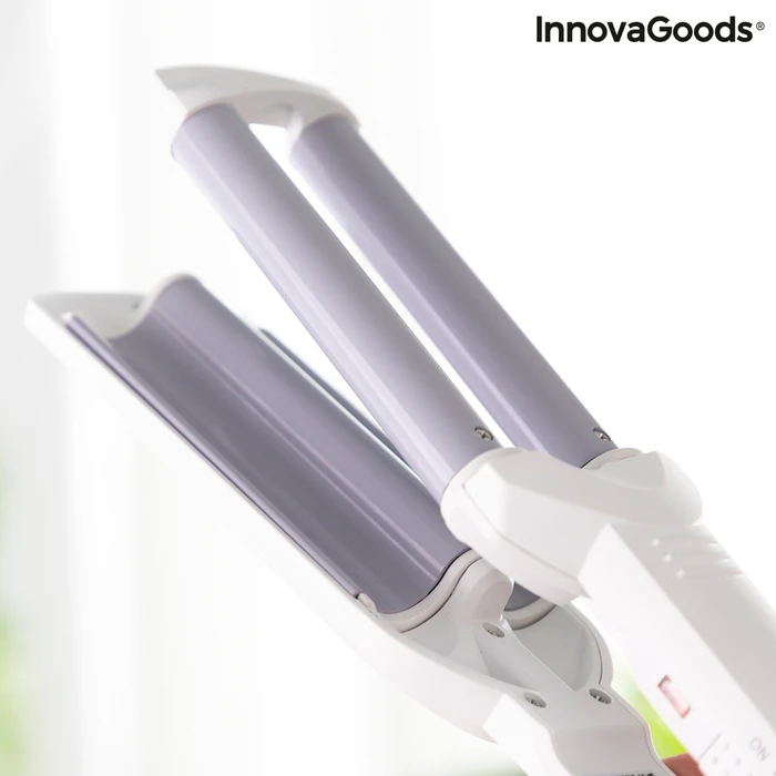 InnovaGoods Κεραμική Πιάστρα για Μπούκλες Wavio 55 W