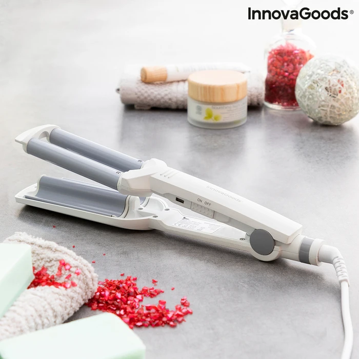 InnovaGoods Κεραμική Πιάστρα για Μπούκλες Wavio 55 W