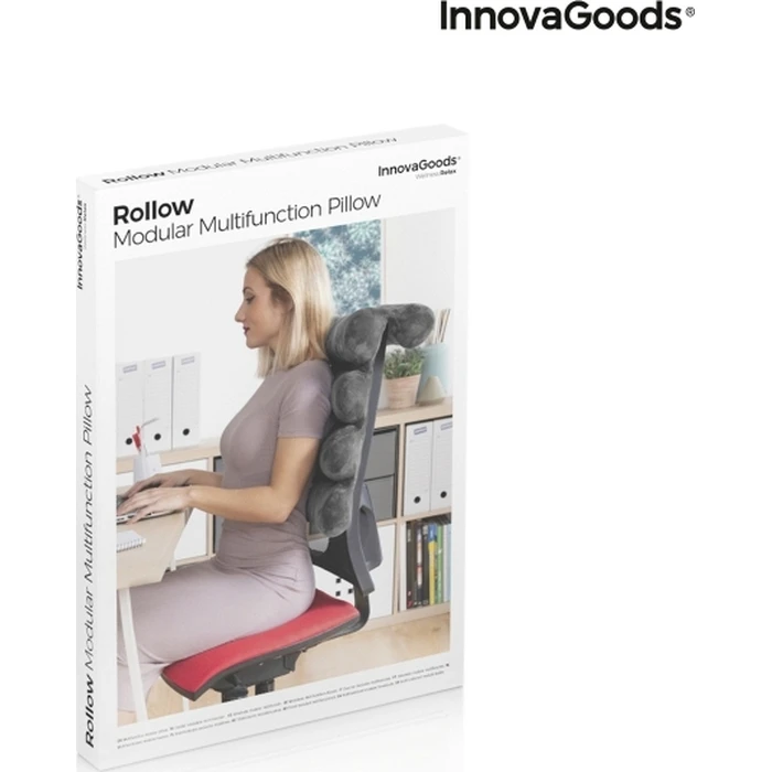 InnovaGoods Αρθρωτό Πολυλειτουργικό Μαξιλάρι Rollow