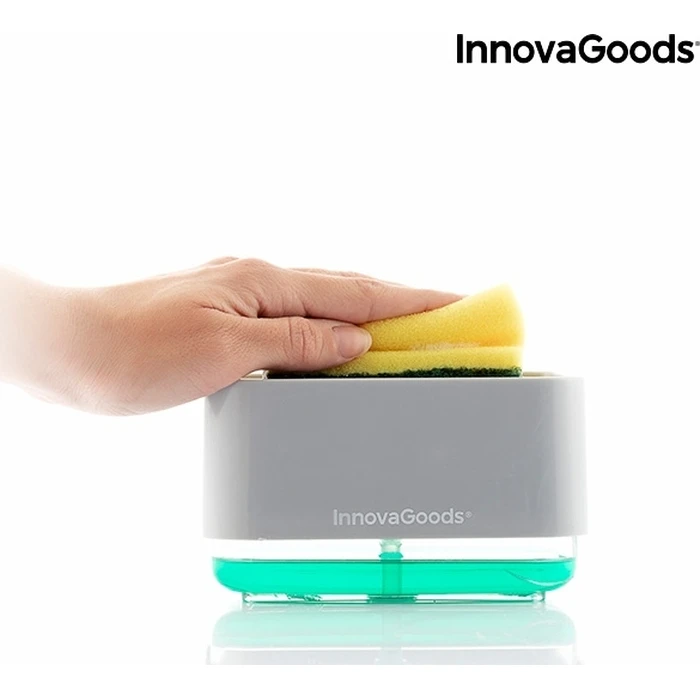 InnovaGoods Θήκη για Σφουγγάρι Πλαστική σε Γκρι Χρώμα Pushoap V0103313