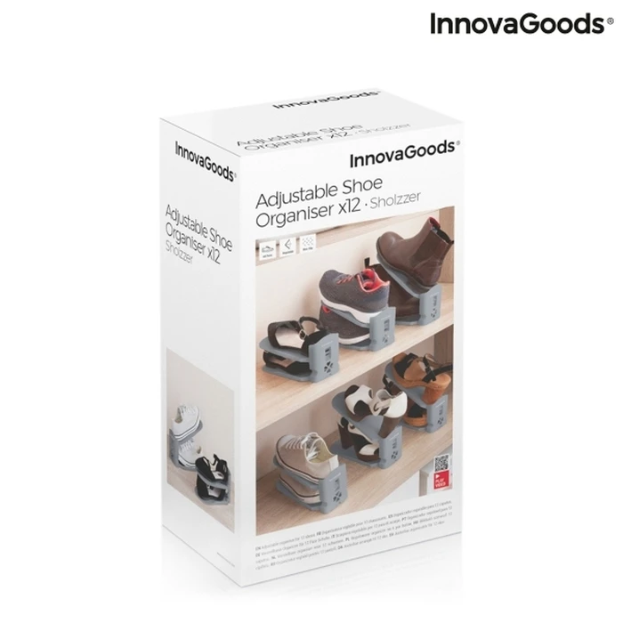 InnovaGoods Adjustable Shoe Organiser Sholzzer x6