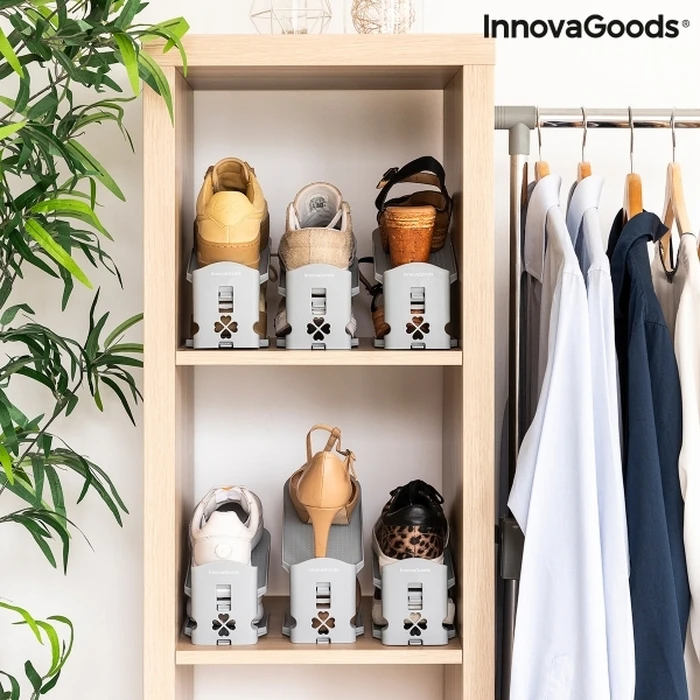 InnovaGoods Adjustable Shoe Organiser Sholzzer x6