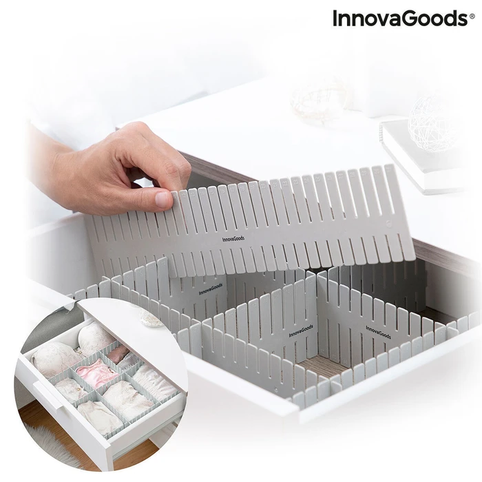InnovaGoods Drawer Organizer Condor 16 Units Adjustable