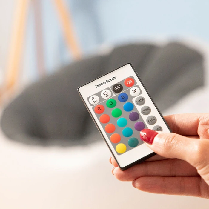 Inflatable Chair InnovaGoods Chight with Multicolor LED and Remote Control