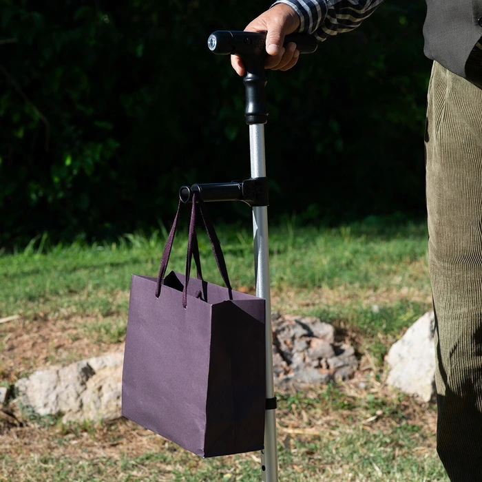 InnovaGoods Επεκτάσιμο Μπαστούνι με LED Συναγερμό και Μηχανικό Χέρι Hannde