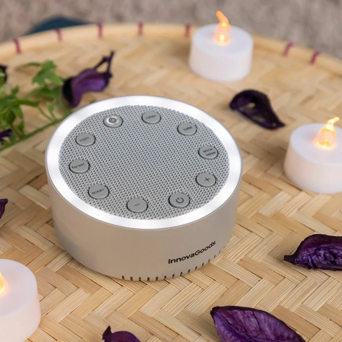 InnovaGoods Βρεφικό Παιχνίδι Μηχάνημα Λευκού Θορύβου για Ύπνο με Φως και Ήχους V0103815