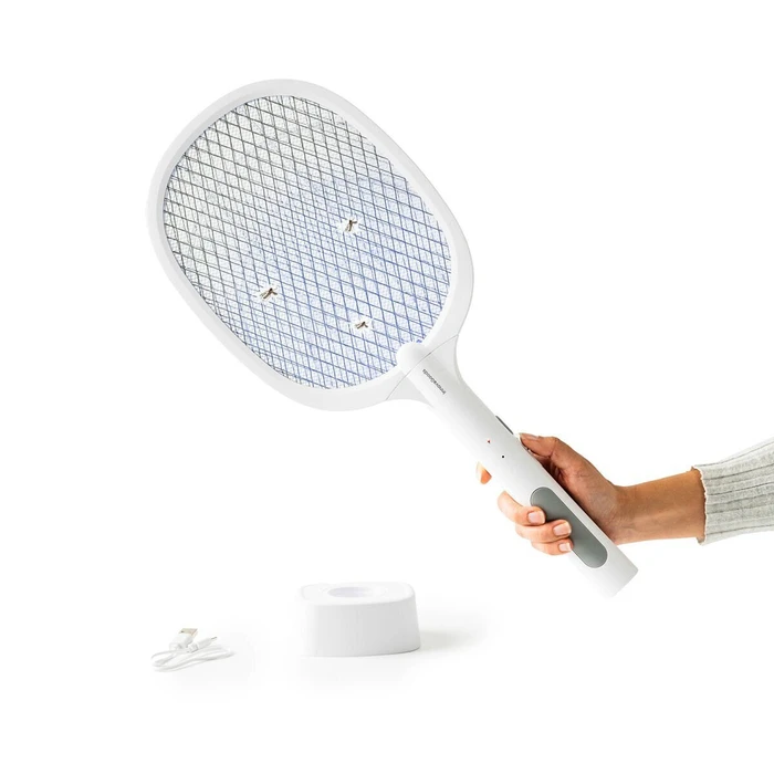 InnovaGoods Ρακέτα Εξολόθρευσης Εντόμων Ηλεκτρικό απωθητικό κουνουπιών 2 σε 1 Επαναφορτιζόμενη UV Elecfly