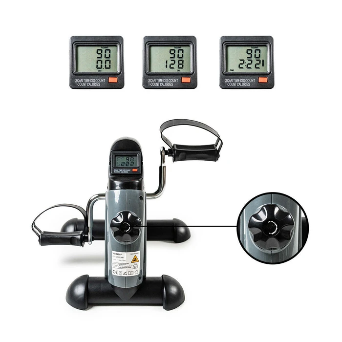 InnovaGoods Static Pedal Exerciser for Arms and Legs with Velora 2100 Mat