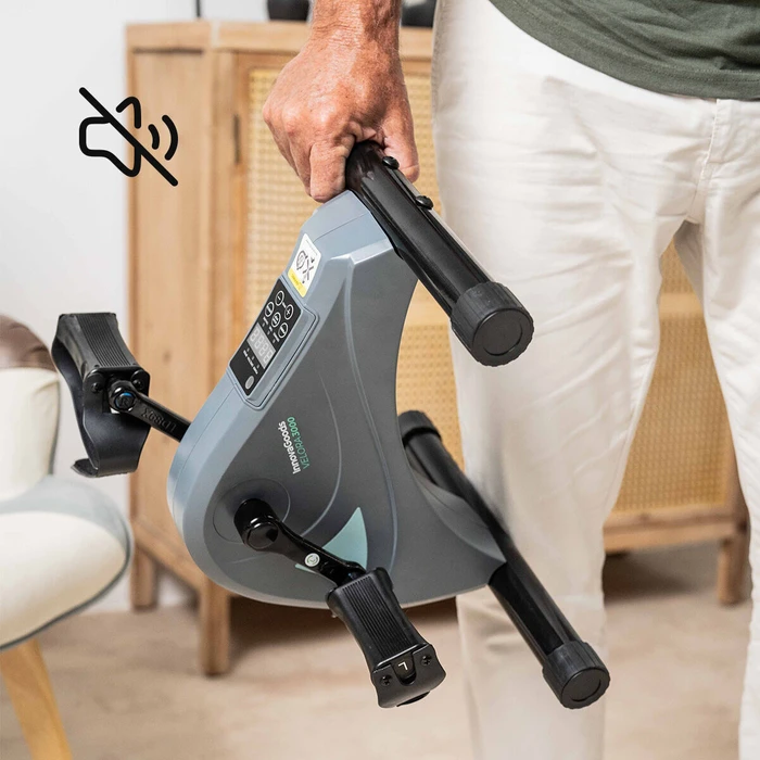 InnovaGoods Electric Assistive Pedal Exerciser for Hands and Feet with Mat and Remote Control Velora 3000