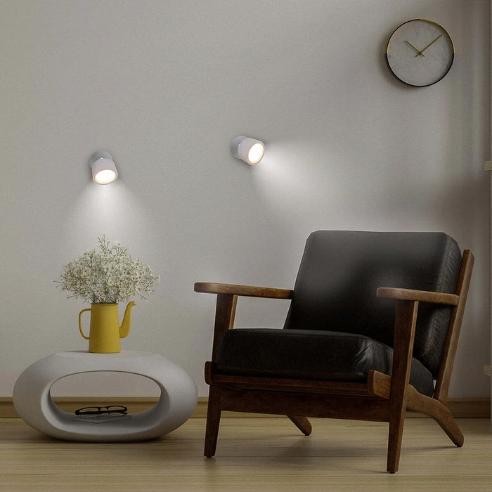 Φωτιστικά οροφής & τοίχου New Garden ROLL 8 BATTERY λευκό