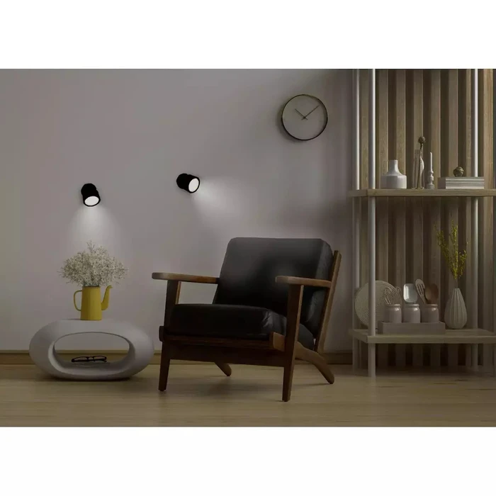 Φωτιστικά οροφής & τοίχου New Garden ROLL 8 BATTERY black