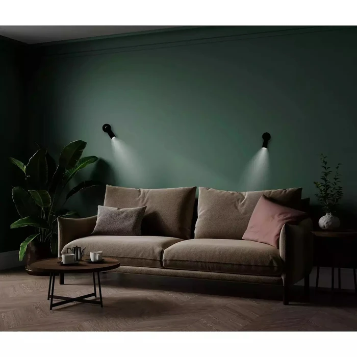 Φωτιστικά οροφής & τοίχου New Garden ROLL 4 BATTERY black