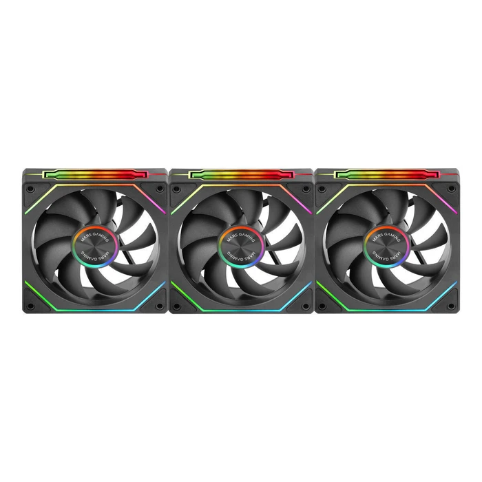 Mars Gaming Case Fan MF LINKFINITYKIT2 120 mm ARGB Black