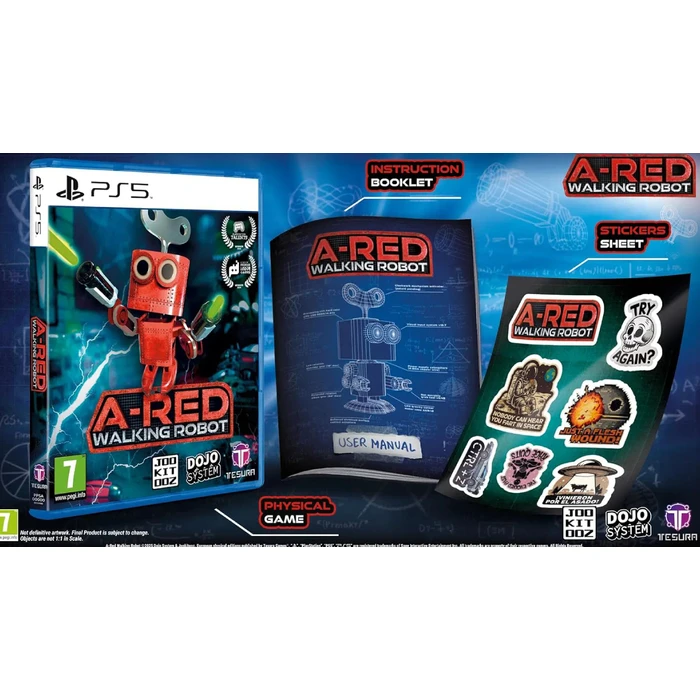 PlayStation 5 Tesura Games A Red Walking Robot