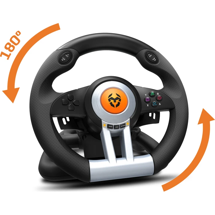 Krom Τιμόνι Αγωνιστικού K Wheel Μαύρο 2 4 m