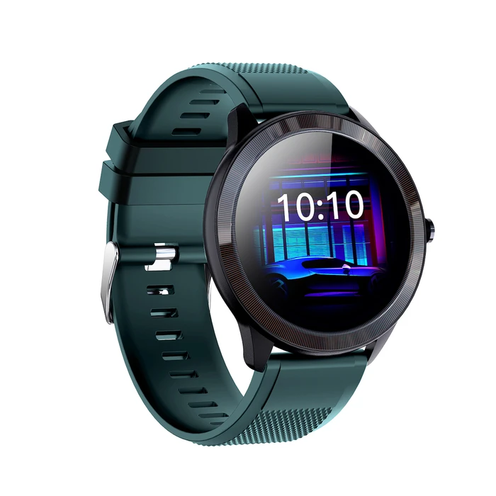 Leotec MultiSport Wave 46mm Αδιάβροχο Smartwatch με Παλμογράφο (Πράσινο)