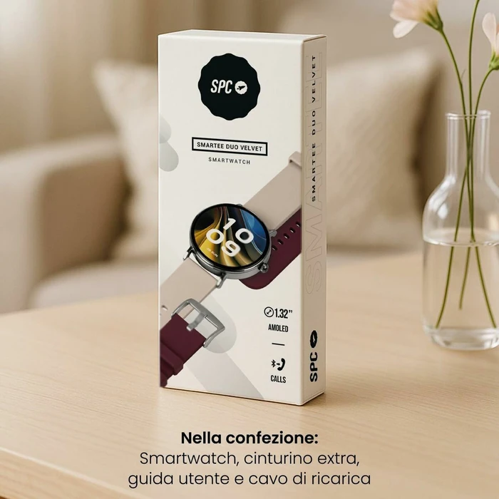 SPC Smartwatch με Παλμογράφο (Ασημί)