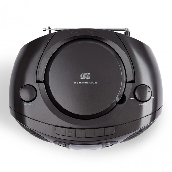 Aiwa Portable Radio-CD/MP3/USB/Cassette Player with Bluetooth RC-250/BK