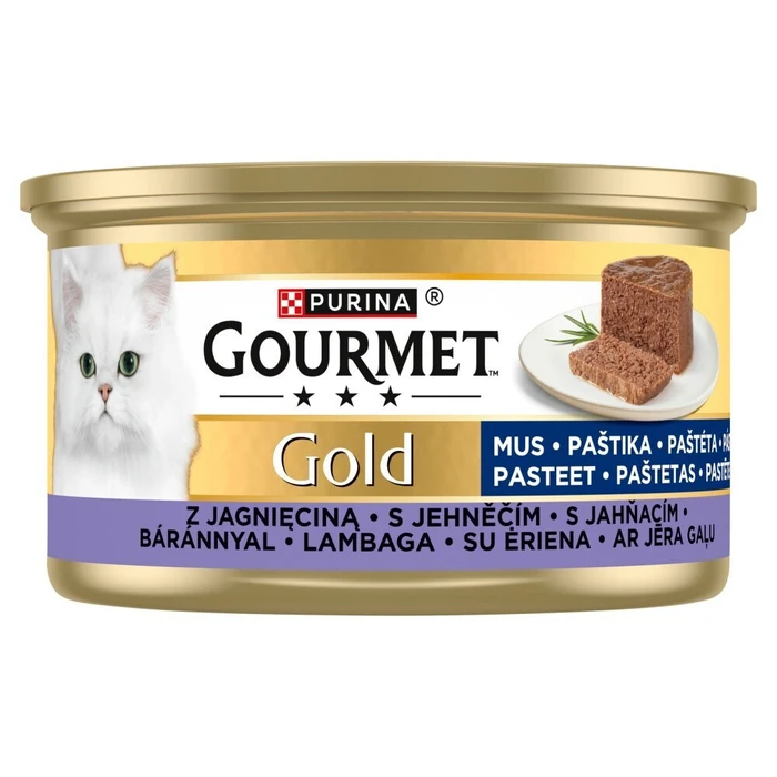 Gourmet Υγρή Τροφή για Γάτες σε Κονσέρβα - Αρνί 85 g