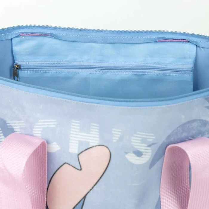 Stitch Beach Bag Blue 47 x 33 x 15 cm