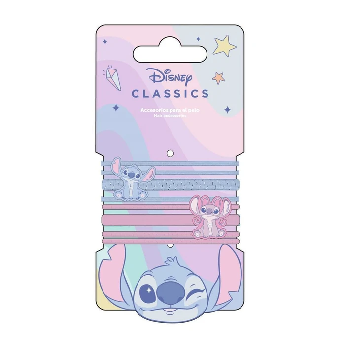 Σετ λαστιχάκια μαλλιών Disney Lilo & Stitch - Stitch (8 τεμάχια)