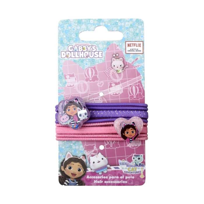 Cerda Gabby’s Dollhouse Kids Hair Clips Set 8 pcs
