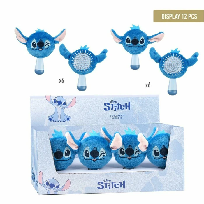 Παιδική Βούρτσα Ξεμπερδέματος Stitch Μπλε