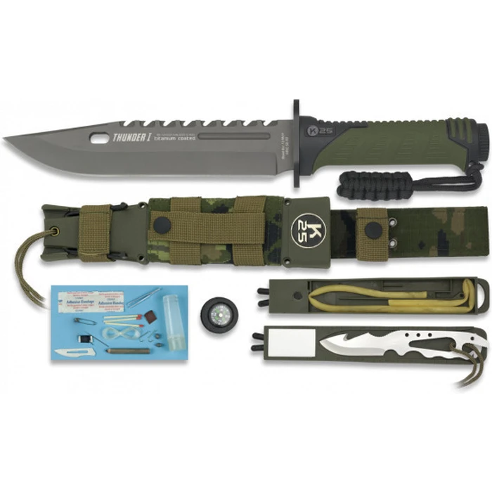 K25 Tactical Knife Green with Sheath