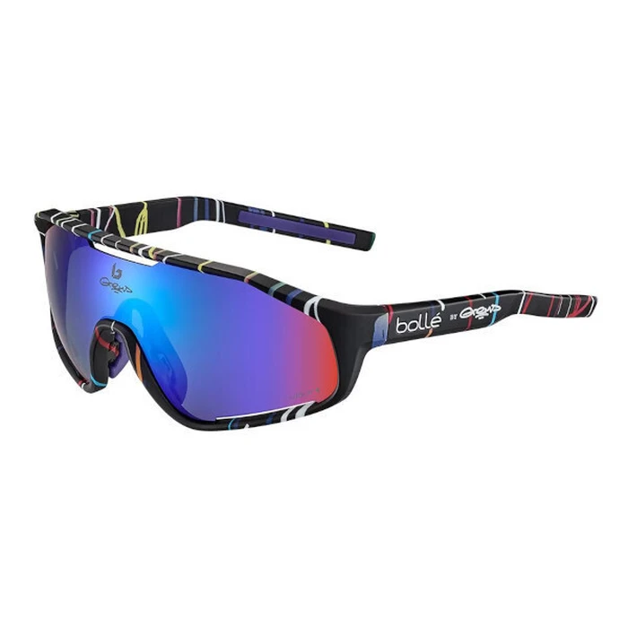 Bolle Shifter Unisex Sunglasses - Black Frame, Polarized Photochromic Lenses (BS010011)