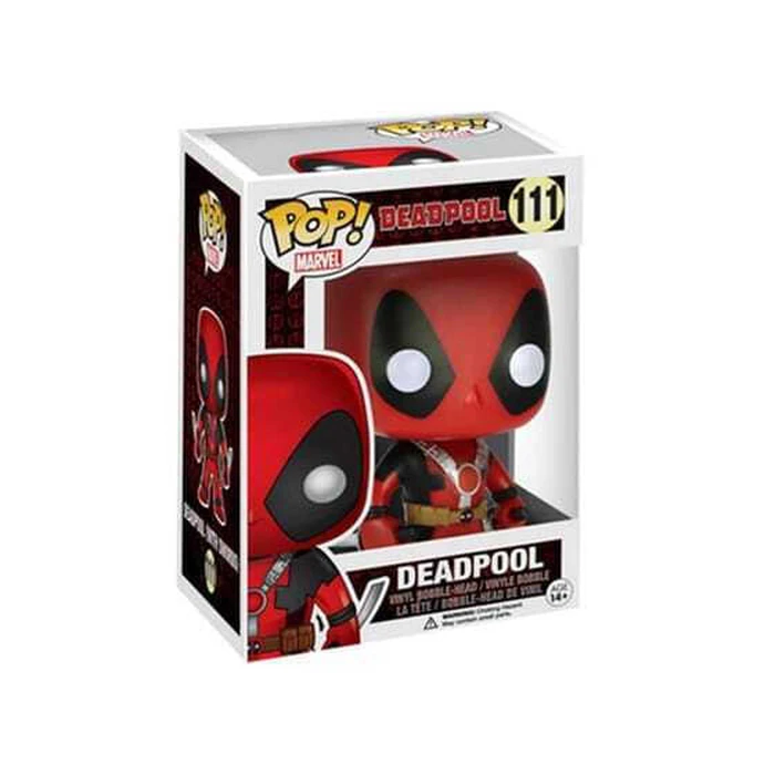 Marvel Funko Pop Deadpool Two Swords Vinyl Bobble Head Figure
