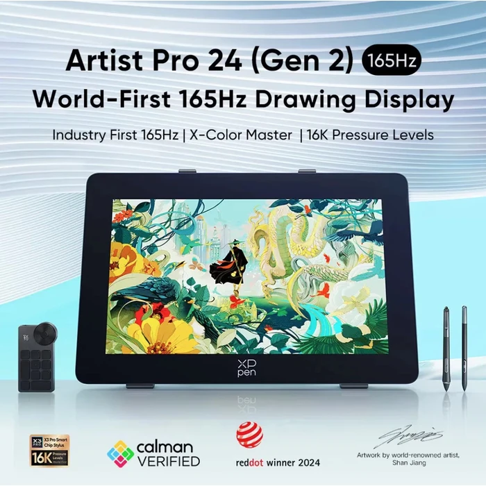 XP-PEN Artist Pro 24 (Gen 2) - Γραφική Οθόνη 23,8" 2.5K QHD 165Hz με Πένα