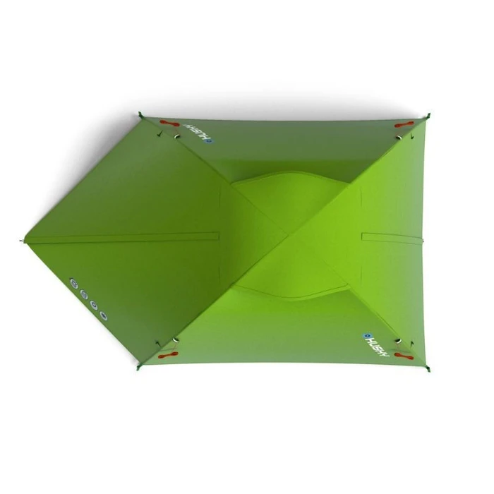 Husky Sawaj 2 Nylon Σκηνή Igloo Πράσινη Διπλό Πανί για 2 Άτομα 230x215x120 εκ.
