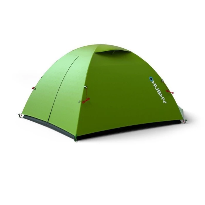 Husky Sawaj 2 Nylon Σκηνή Igloo Πράσινη Διπλό Πανί για 2 Άτομα 230x215x120 εκ.