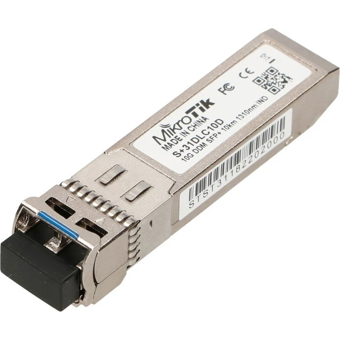 MikroTik S+31DLC10D SFP+ Οπτικός Πομποδέκτης 10GbE (1310 nm, 10 km, Duplex LC/UPC)