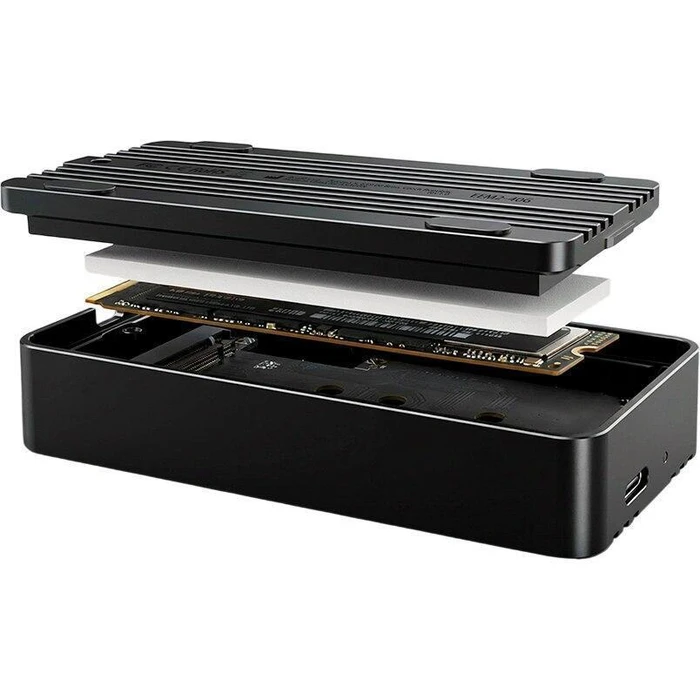 Θήκη SSD M.2 NVMe USB-C Axagon EEM2-40G – Μαύρο