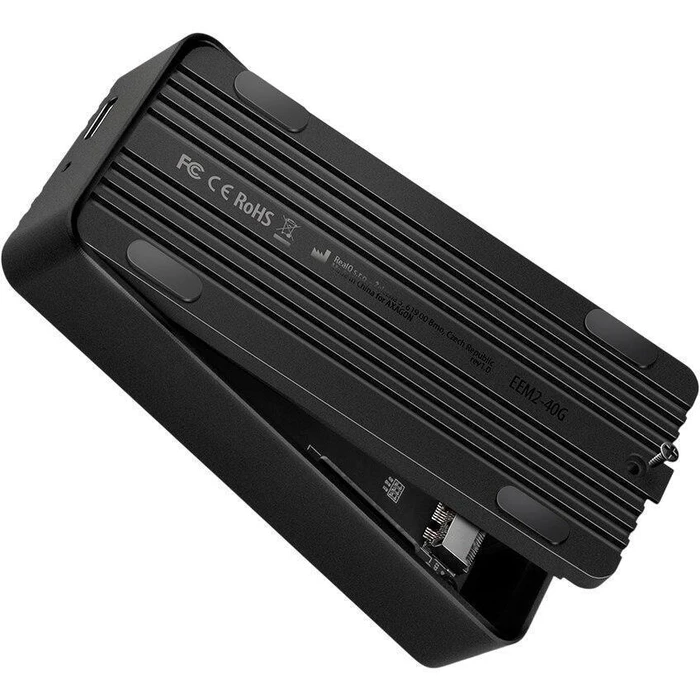 Θήκη SSD M.2 NVMe USB-C Axagon EEM2-40G – Μαύρο